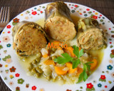 Foto del paso 5 de la receta: Alcachofas rellenas de atún en escabeche