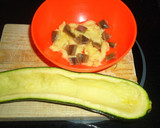 Foto del paso 1 de la receta: Calabacín relleno con setas y anchoas