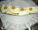 Foto del paso 4 de la receta: Calabacín relleno con setas y anchoas