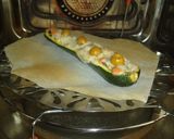 Foto del paso 5 de la receta: Calabacín relleno con setas y anchoas