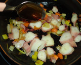 Foto del paso 2 de la receta: Ensalada de alubias, langostinos y pulpo