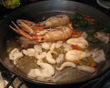Foto del paso 1 de la receta: Paella mar y montaña