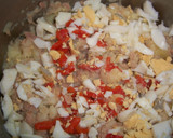 Foto del paso 1 de la receta: Timbal de ensaladilla murciana con gulas
