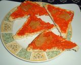 Foto del paso 3 de la receta: Canapés de sobrasada y cabello de ángel