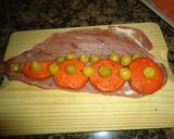 Foto del paso 1 de la receta: Solomillo de cerdo relleno con sobrasada y aceitunas