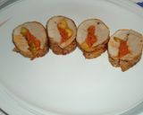 Foto del paso 10 de la receta: Solomillo de cerdo relleno con sobrasada y aceitunas