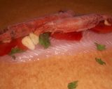 Foto del paso 2 de la receta: Panga con langostinos en papillote
