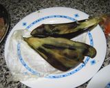 Foto del paso 1 de la receta: Berenjenas rellenas de carne y setas
