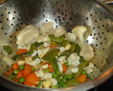 Foto del paso 1 de la receta: Verduras con coliflor y sobrasada