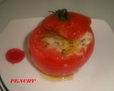 Foto del paso 2 de la receta: Tomates gratinados con queso de cabra