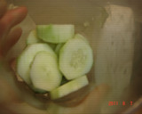 Foto del paso 1 de la receta: Chupito de pepino a la menta