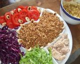 Foto del paso 1 de la receta: Ensalada de lentejas con almendras y vinagreta de frutos rojos