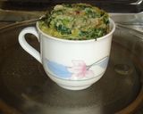 Foto del paso 5 de la receta: Timbal de espinacas y champiñones en microondas