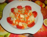 Foto del paso 2 de la receta: Ensalada de corazones de alcachofa y queso