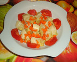 Foto del paso 2 de la receta: Ensalada de corazones de alcachofa y queso