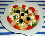 Foto del paso 3 de la receta: Ensalada de corazones de alcachofa y queso