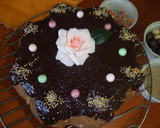 Foto del paso 5 de la receta: Tarta de cumpleaños con rosa