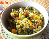 Foto del paso 5 de la receta: Arroz integral con jamón y verdura