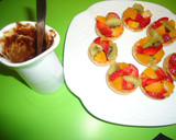Foto del paso 3 de la receta: Tartaletas de frutas y chocolate caliente
