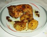 Foto del paso 4 de la receta: Pollo asado al limón con hierbas aromáticas y patatas