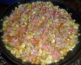 Foto del paso 5 de la receta: Tronquitos de calabacines rellenos en salsa de tomate casera