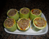 Foto del paso 7 de la receta: Tronquitos de calabacines rellenos en salsa de tomate casera