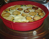 Foto del paso 6 de la receta: Pastel de calabacín y queso en microondas
