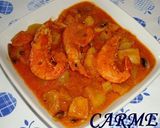 Foto del paso 6 de la receta: Sepia y gambas con patatas y champiñones