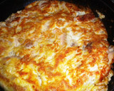 Foto del paso 3 de la receta: Tortilla de salmón y pimientos de padrón