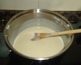 Foto del paso 4 de la receta: Pastel fresco de tres colores y sabores