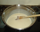 Foto del paso 4 de la receta: Pastel fresco de tres colores y sabores