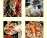 Foto del paso 5 de la receta: Mil hojas de escalivada, cebolla caramelizada, atún y romesco