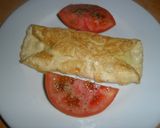 Foto del paso 8 de la receta: Omelette de jamón y queso con tomate al orégano