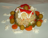 Foto del paso 4 de la receta: Flan de ensaladilla