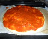Foto del paso 7 de la receta: Pizza con bacon y tomatitos secos