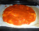 Foto del paso 7 de la receta: Pizza con bacon y tomatitos secos