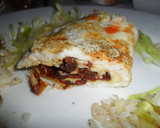 Foto del paso 5 de la receta: Omelette blanco con queso y tomatitos secos