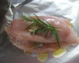 Foto del paso 2 de la receta: Pechugas de pavo rellenas de queso azul en papillote
