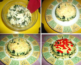 Foto del paso 5 de la receta: Pastel de acelgas y alubias en microondas