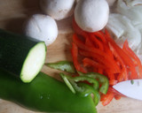 Foto del paso 2 de la receta: Hojaldres rellenos de verduras con salsa de vino tinto