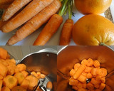 Foto del paso 1 de la receta: Crema de zanahorias y naranja de dieta