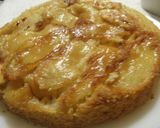 Foto del paso 4 de la receta: Tarta simple de manzana con crema, pasas y canela