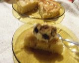 Foto del paso 5 de la receta: Tarta simple de manzana con crema, pasas y canela