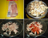 Foto del paso 2 de la receta: Empanada de champiñones, bacon y chorizo