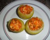 Foto del paso 6 de la receta: Patatas rellenas de pollo con salsa bechamel