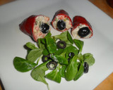 Foto del paso 6 de la receta: Pimientos de piquillo rellenos de ensaladilla y atún