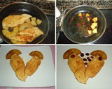 Foto del paso 5 de la receta: Pechugas de pollo en salsa de piña y salsa cabernet chocolate