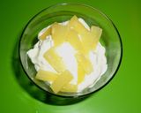 Foto del paso 1 de la receta: Crema mascarpone con piña y helado