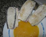 Foto del paso 2 de la receta: Berenjenas con jamón y queso rebozadas