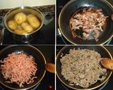 Foto del paso 2 de la receta Pastel frío de patatas con carne y jamón serrano